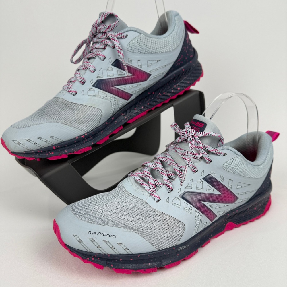 New Balance Women's Size 9.5 WTNTRRL1 Trail Running Shoes Gray Pink - Picture 5 of 9